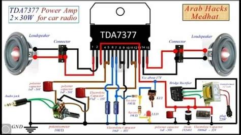 Tda Amplifier Circuit Diagram Sta Tda Diy Guide