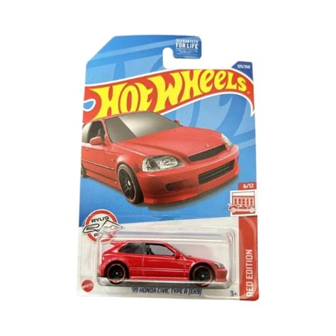 Hot Wheels 2022 Target Red Edition 99 Honda Civic Type R EK9 Price Guide
