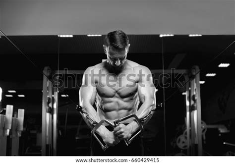 Male Fitness Model Naked Torso Posing Stock Photo 660429415 Shutterstock