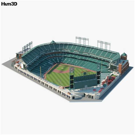 Oracle Park 3D model - Download Stadium on 3DModels.org