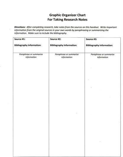 Teachers Guide To Free Graphic Organizers