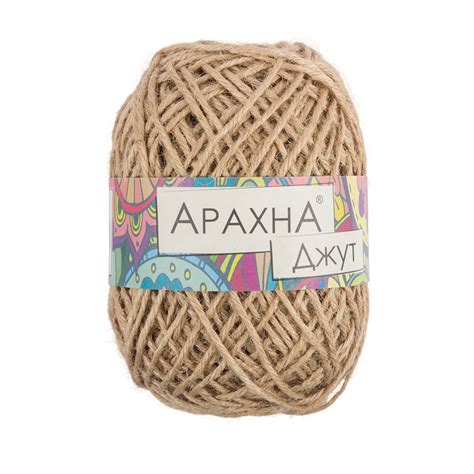 Пряжа ARACHNA "Jute" 100% джут 100 г ± 10 г 90 м купить за 307,00 ₽ в ...