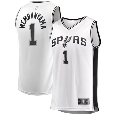victor wembanyama san antonio spurs fanatics fast break replica player