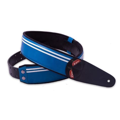 Right On Straps Mojo Race Guitar Strap Blue Gear4music