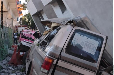 Cae Pieza De Toneladas En Obras Del Tren Interurbano En Cdmx El