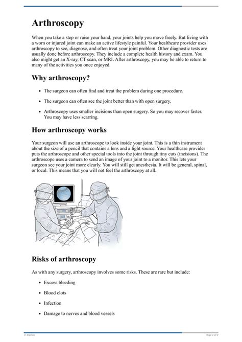 Text Arthroscopy Healthclips Online