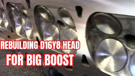 Rebuilding D16y8 Vtec Cylinder Head With Top Quality Parts Youtube