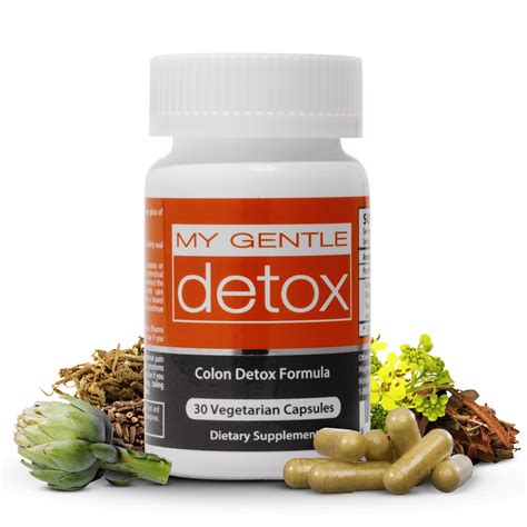 Herbal Nitro My Gentle Detox Pills Natural Colon Detox Supplement