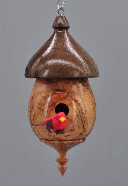 Holiday Items Tom S Turnings Birdhouse Ornaments Wood Christmas