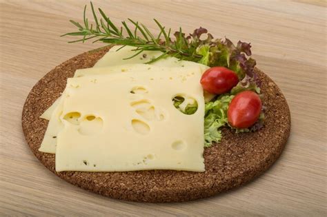 Premium Photo | Maasdam cheese