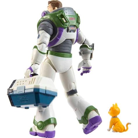 Mattel Disney Pixar Lightyear Alpha Class Buzz Lightyear And Sox Figures