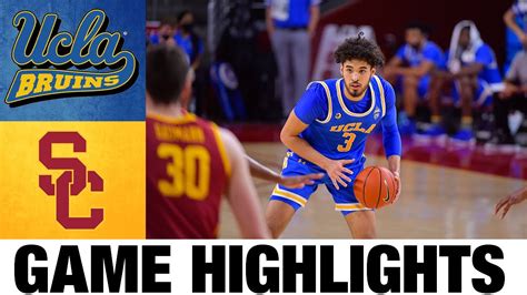 #21 UCLA vs USC Highlights | College Basketball Highlights 2021 - YouTube