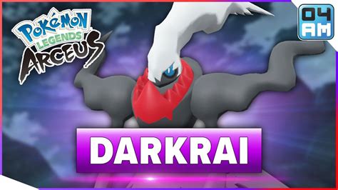 Where To Find Darkrai How To Catch It In Pokemon Legends Arceus Youtube