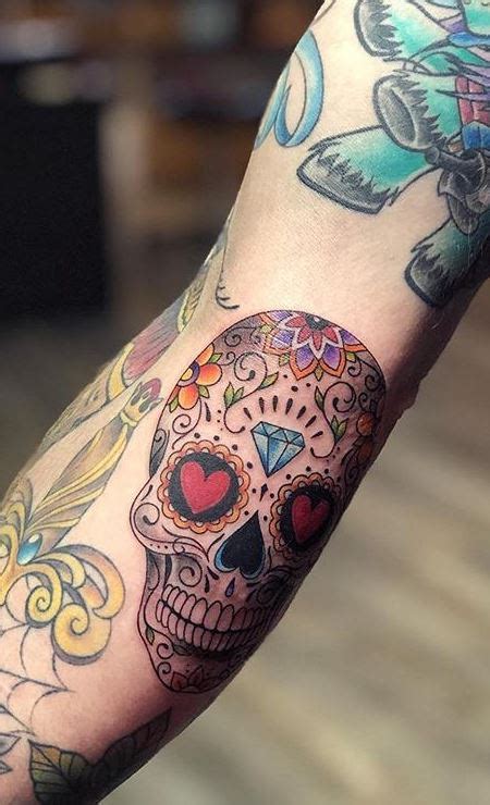 100 Unique Sugar Skull Tattoos Designs And Ideas Tattoo Me Now