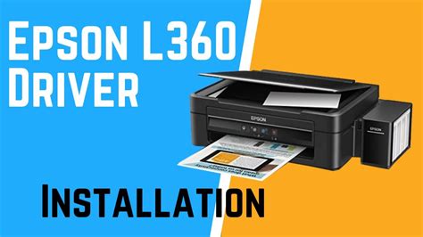 Epson L360 Driver Installation Direct Download Link Youtube