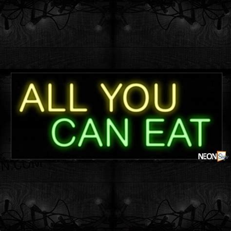 All You Can Eat Neon Sign