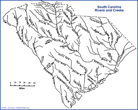 Carolina South Carolina Rivers And Creeks