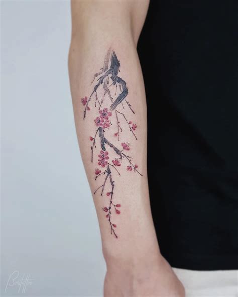 Cherry Blossom Tree Tattoo For Men