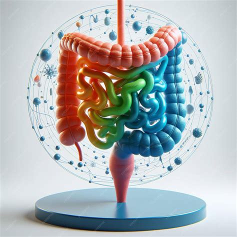 Premium Photo | 3d gastrointestinal model 