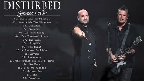 Disturbed Greatest Hits Best Songs Of Disturbed Full Album 2021 Youtube