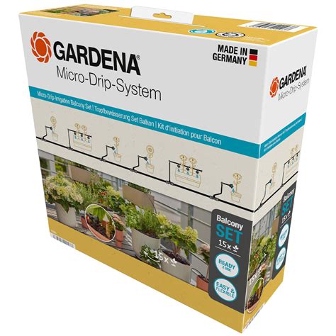 Kit D Initiation Pour Balcon Jusqu Plantes Gardena