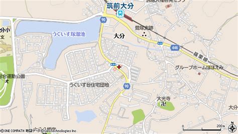 福岡県飯塚市大分 地図（住所一覧から検索） ：マピオン