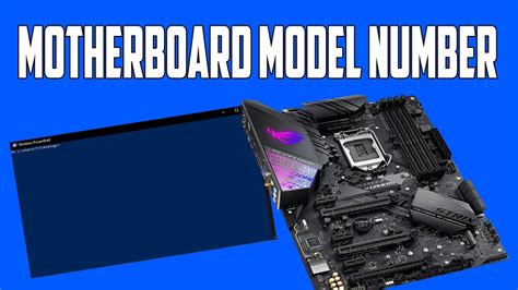 How To Find Get The Motherboard Model Number On Your Pc Using Windows