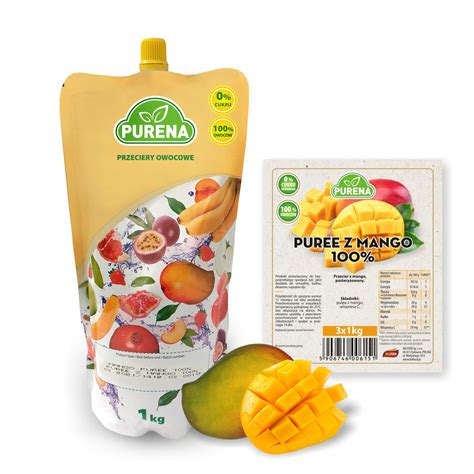 Pulpa Puree Z Mango Alphonso Purena Kg Allegro Pl