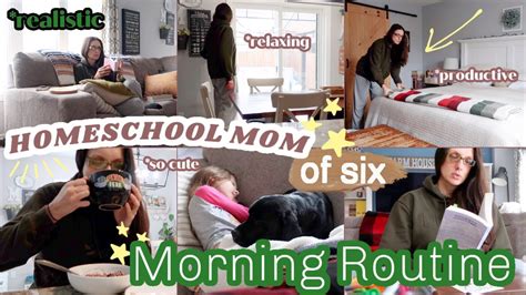 Realistic Homeschool Mom Of 6 Morning Routine☀️ My Healthy