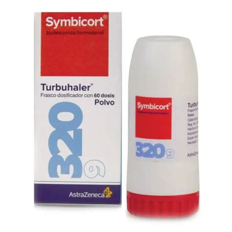 Symbicort Turbuhaler Budesonida 320 Mcg Inhalador Bucal 60 Dosis