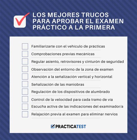 10 Consejos Efectivos Para Aprobar Tu Examen De Conducción Práctico A