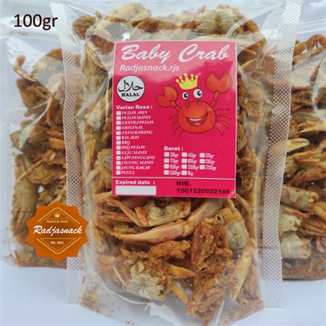 Baby Crab Crispy Gr Makanan Ringan Jajanan Camilan Crispy