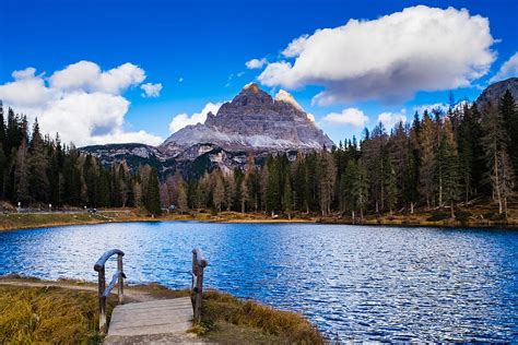 Hd Wallpaper Lago Antorno Dolomites Landscape Misurina Alpine