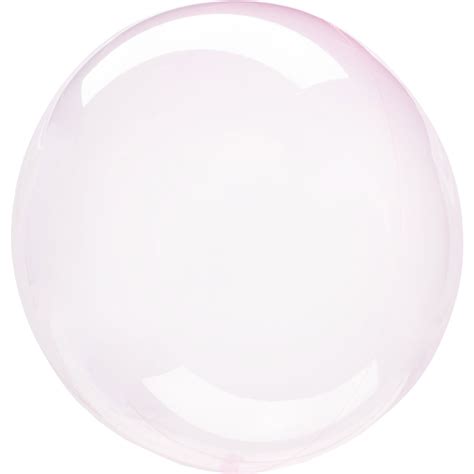 Amscan Okrogel Balon Crystal Clearz Cm Petite Light Pink