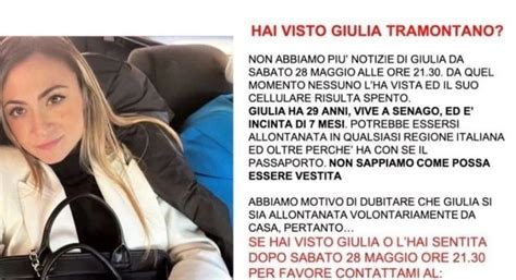 Giulia Tramontano Scomparsa Dopo L Incontro Con L Amante Del Fidanzato