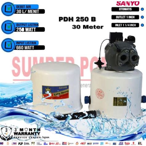 Jual Mesin Pompa Air Jet Pump Sanyo Pdh B M Ada Terus