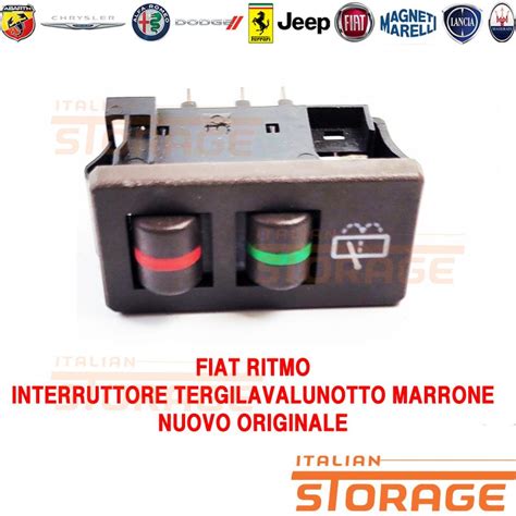 4382410 Fiat Ritmo Interruttore Tergilavalunotto Marrone Nuovo