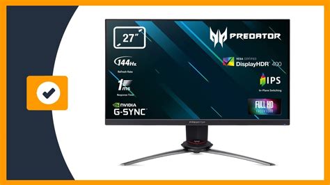 Predator Xb273gpbmiiprzx Monitor Gaming G Sync 27 Pantalla Ips Fhd 144 Hz 1 Ms 169 Hdmi