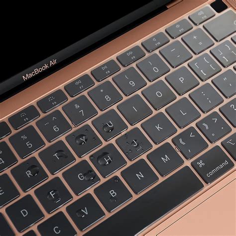 2022适用macbook air苹果电脑pro13寸13 3笔记本12键盘膜16mac保护15 4贴膜15英寸透明touchbar防尘贴薄