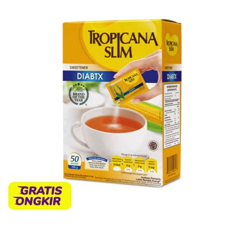 Tropicana Slim Sweetener Diabtx 50 Sachet Kegunaan Efek Samping