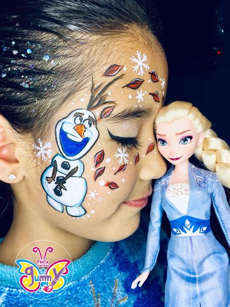 Olaf Face Paint Manualidades