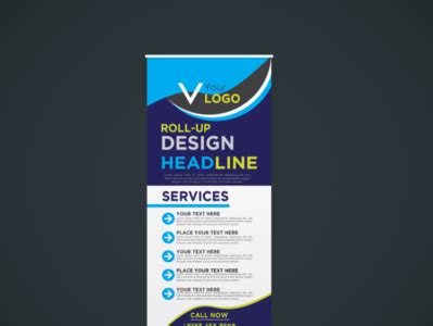 Roll Banner Design By Nafsan Zakia On Dribbble