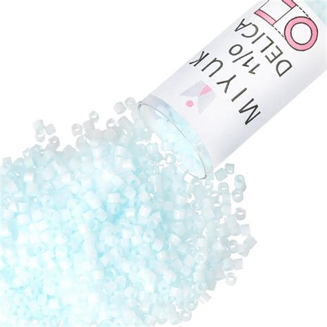 Miyuki Delica Seed Beads Size 110 16 Mm Db1859 Silk Frozen Blue