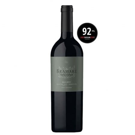 Vinho Bramare Valle De Uco Malbec 750 Ml Na Bebida Online