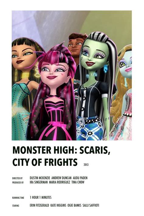 Monster High Scaris City Of Frights Filmmovie Poster Monster