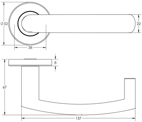 Stainless Steel Door Handles Frelan Hardware Juno Door Handle On Rose