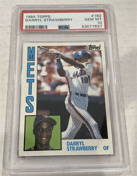 Darryl Strawberry Topps Base Price Guide Sports Card Investor