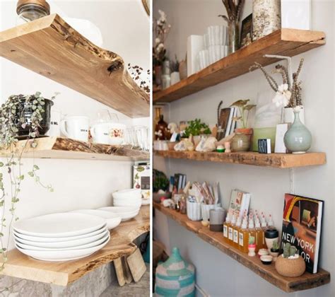 How To Use Reclaimed Wood Floating Shelves To Prettify Your Home