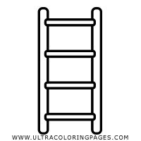 Step Ladder Coloring Page Ultra Coloring Pages