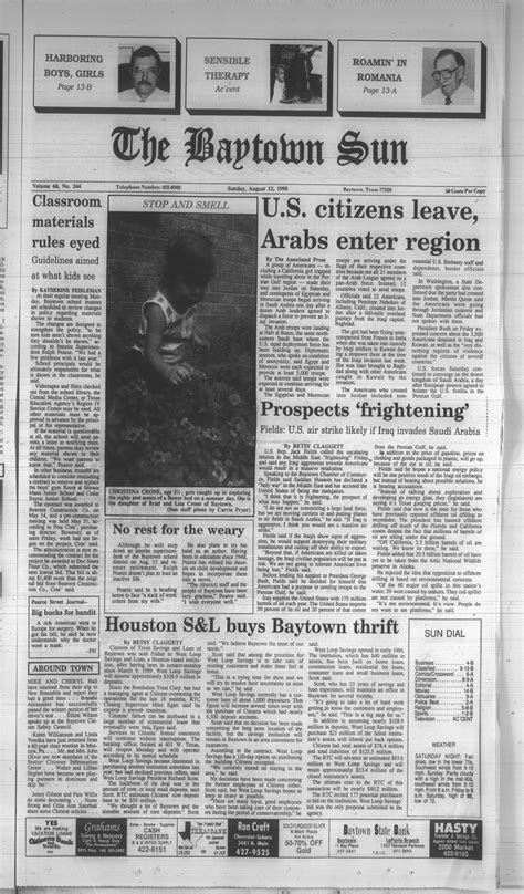 Searching The Baytown Sun Obituaries To Find Memorial Services And Honor The Legacies Of Local Texas Residents 12
